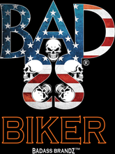 Load image into Gallery viewer, BADASS® BIKER Logo T-Shirt